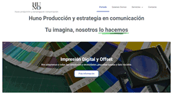 Desktop Screenshot of hunoproduccion.com